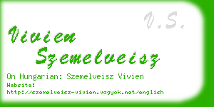 vivien szemelveisz business card